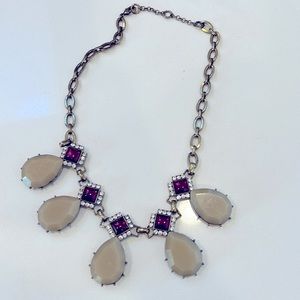 Anthropologie garnet necklace